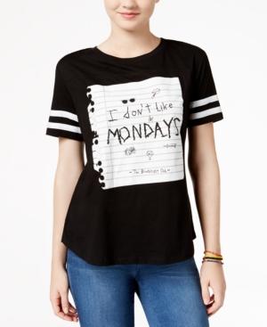 Hybrid Juniors' I Hate Mondays Graphic T-shirt