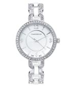 Charter Club Women's Silver-tone Crystal Bracelet Watch 33mm 17190, Only At Macy's
