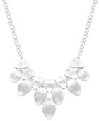 Inc International Concepts Silver-tone Pebble Statement Necklace, Only At Macy's