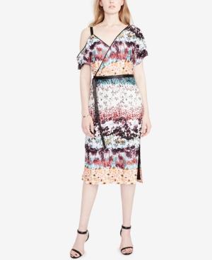 Rachel Rachel Roy Cold-shoulder Printed Midi Dress