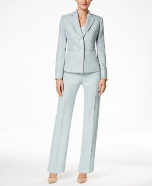 Le Suit Two-button Tweed Pantsuit