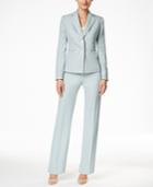Le Suit Two-button Tweed Pantsuit