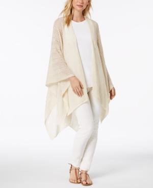Calvin Klein Pointelle Knit Ruana