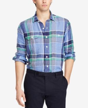 Polo Ralph Lauren Men's Classic-fit Linen Workshirt