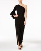 Calvin Klein One-shoulder Gown