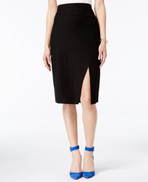 Bar Iii Front-slit Pencil Skirt, Only At Macy's