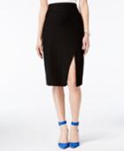 Bar Iii Front-slit Pencil Skirt, Only At Macy's