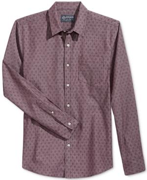 American Rag Men's Long-sleeve Starburst Shirt, Only At Macy's