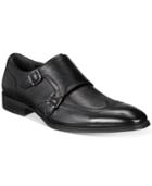 Alfani Men's Comfort Flx Jonah Saffiano Double Monk Strap Oxfords Created For Macy's Men's Shoes
