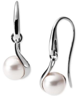Skagen Silver-tone Agnethe Crystal Pearl Earrings
