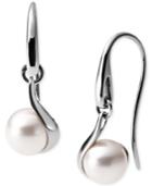 Skagen Silver-tone Agnethe Crystal Pearl Earrings