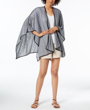 Calvin Klein Striped Sporty Shawl
