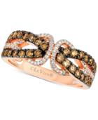 Le Vian Chocolatier Diamond Loop Ring (7/8 Ct. T.w.) In 14k Rose Gold