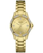 Bulova Women's Gold-tone Stainless Steel Bracelet Watch 30mm 98l220