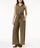 Be Bop Juniors' Utility Wide-leg Jumpsuit