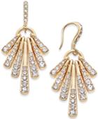 Inc International Concepts Gold-tone Pave Shaky Drop Earrings, Created For Macy's