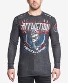 Affliction Men's Graphic-print Cotton Thermal Shirt