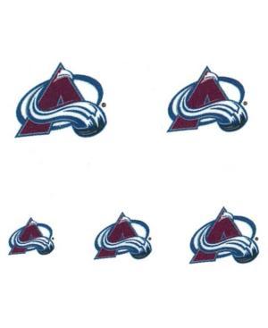 Wincraft Colorado Avalanche Nail Tattoos