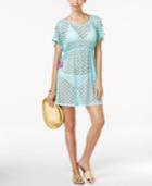 Miken Cold-shoulder Crochet Tasseled Cover-up Women's Swimsuit