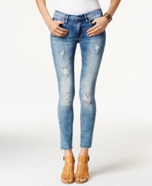 Buffalo David Bitton Faith Skinny Medium Denim Blue Wash Jeans