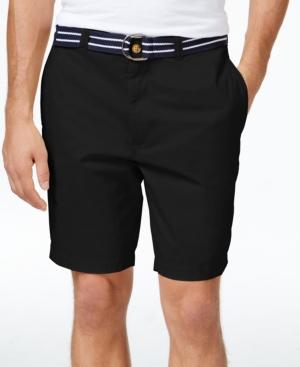 Club Room Men's Flat-front Shorts, Only At Macy's