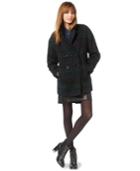 Wildflower Double-breasted Wool-blend Printed Peacoat