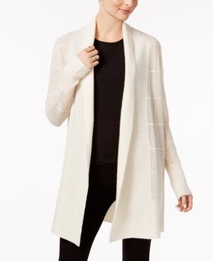 Charter Club Cashmere Textured Open-front Cardigan, Only At Macy's