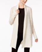 Charter Club Cashmere Textured Open-front Cardigan, Only At Macy's