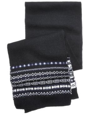 Club Room Men's Fair Isle Scarf, Created For Macy's