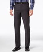Calvin Klein Men's Black Slim-fit Dress Pants