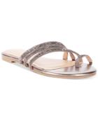 Thalia Sodi Jaynne Toe Ring Flat Sandals, Created For Macy's Women's Shoes