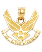 14k Gold Charm, U.s. Air Force Charm