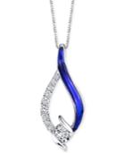 Sirena Jeans Diamond Pendant Necklace (1/4 Ct. T.w.) In 14k White Gold