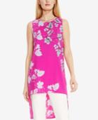 Vince Camuto Floral-print High-low Tunic