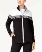 Alfred Dunner Easy Going Colorblocked Active Jacket