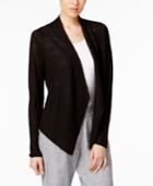 Eileen Fisher Organic Linen Open-front Cardigan, A Macy's Exclusive Style