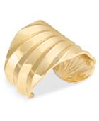 Thali Sodi Gold-tone Palm Leaf Cuff Bracelet, Created For Macy's
