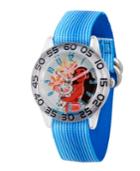 Disney Moana And Pua Girls' Clear Plastic Time Teacher Watch