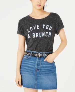 Love Tribe Juniors' Love Brunch Graphic-print T-shirt