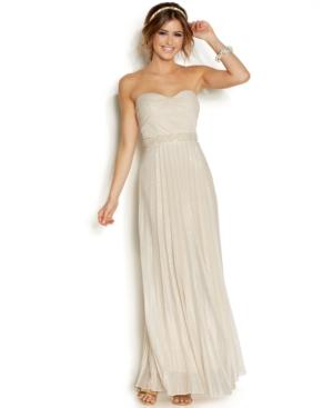 Speechless Juniors' Strapless Beaded Princess Dress