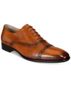 Roberto Cavalli Men's Burnished Cap-toe Oxfords Men's Shoes