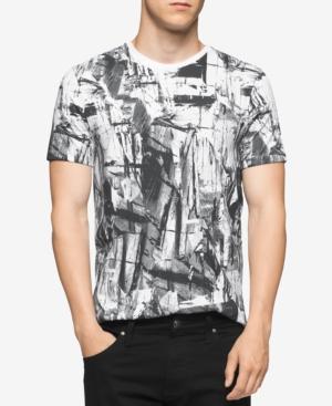 Calvin Klein Men's Stone-print T-shirt