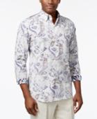 Tommy Bahama Men's Silk Paulo Reverse-print Paisley Shirt