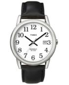 Timex Watch, Men's Black Leather Strap T2h281um
