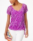 Inc International Concepts Tie-hem Top, Created For Macy's