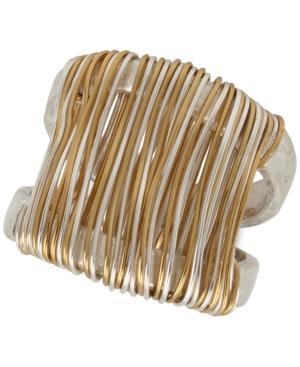 Robert Lee Morris Soho Two-tone Wire-wrapped Sculptural Ring