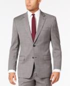 Shaquille O'neal Collection Men's Black And White Pindot Big And Tall Classic-fit Jacket