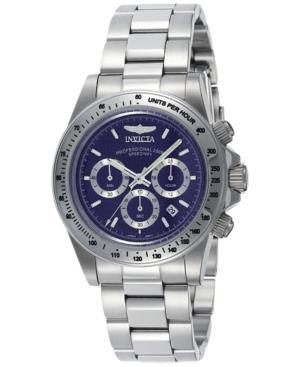Invicta Men's Chronograph Speedway Stainless Steel Bracelet Watch 40mm 9329