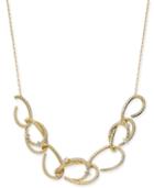Danori Gold-tone Pave Link Statement Necklace, 16 + 2 Extender, Created For Macy's