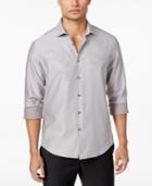 Alfani Men's Chevron Jacquard Shirt, Only At Macy's